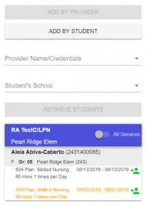 Agency Scheduler Add by Provider